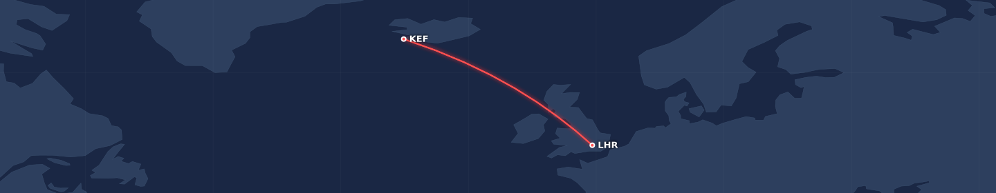 Flight paths for Ring road, slowly