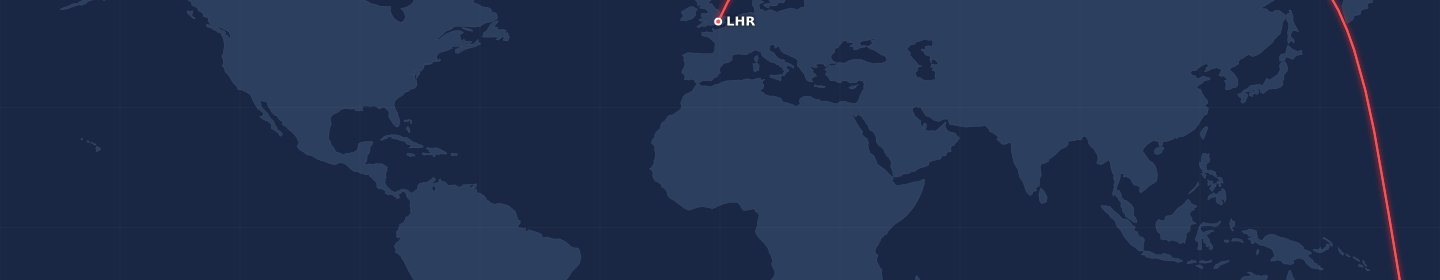 Flight paths for Auckland